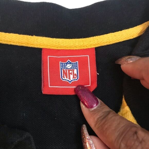 Men’s pittsburgh Steelers polo top - Picture 5 of 6